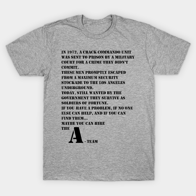 The ATeam Opening Monologue Soldiers of Fortune The A Team T